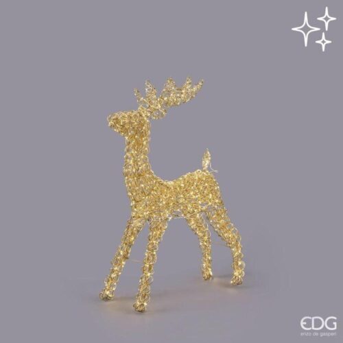 EDG Renna LED Curly Oro, 90 de alto y 53 de largo - Imagen 4