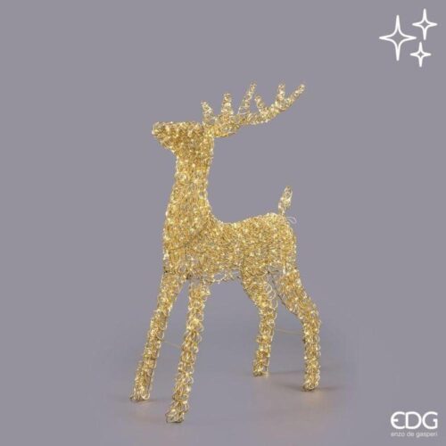 EDG Renna LED Curly Oro, 110 de alto, 63 de largo - Imagen 3