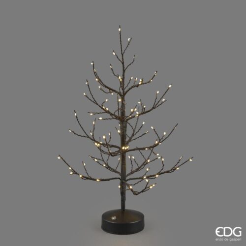 EDG Arbre LED Hêtre Noir H 45 D 10