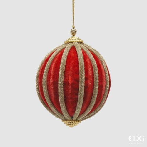 EDG Sfera Velluto Rosso a Spicchi D 10