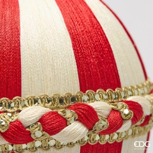 Alternative view of EDG Sfera Treccia Bianco Rosso D 15