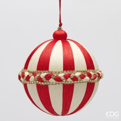 EDG Sfera Treccia Bianco Rosso D 15
