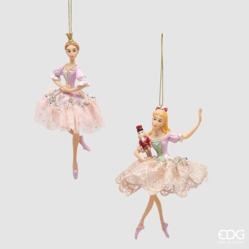 EDG Ballerina da Appendere Tutù Rosa H 15 - 2 Ass.