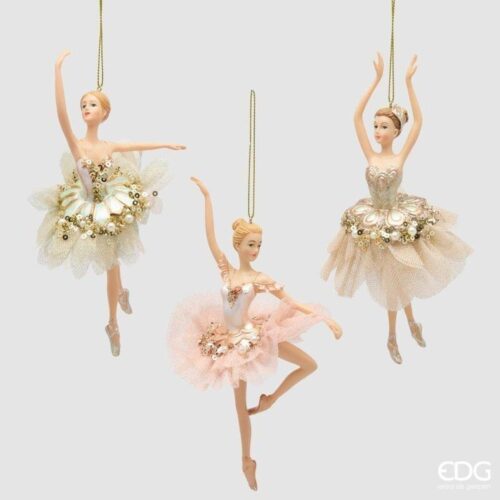 EDG Ballerina da Appendere Tutù Rosa Mix H 17 - 3 Ass.