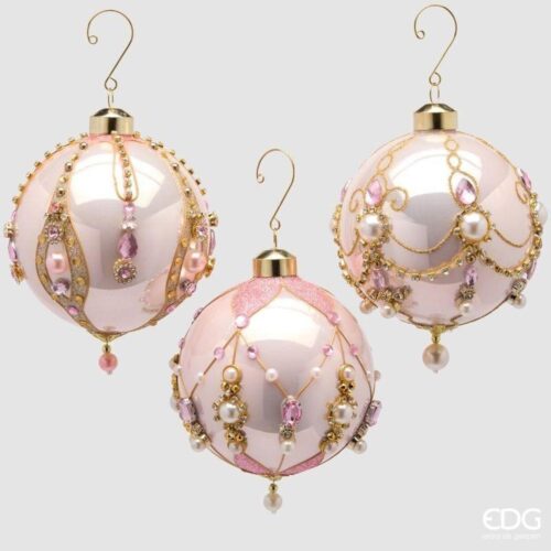 EDG Tris Sfere Regency Rosa Bicolore D 10