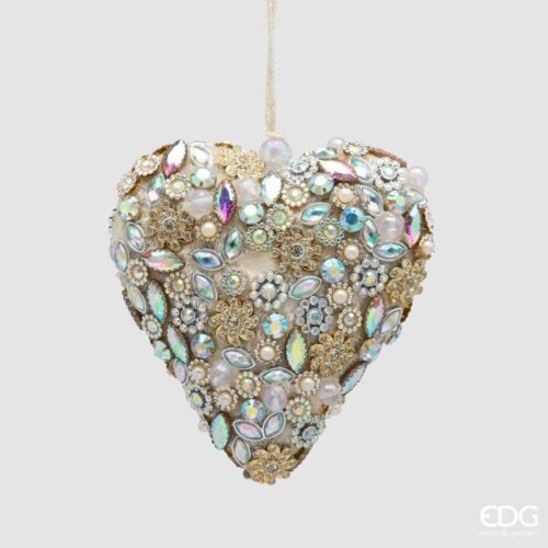EDG Corazón con mezcla de gemas multicolores D 12