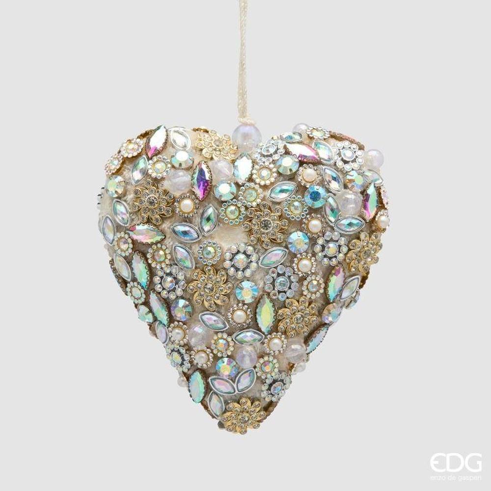 EDG Cœur avec Mix de Gemmes Multicolores D 12