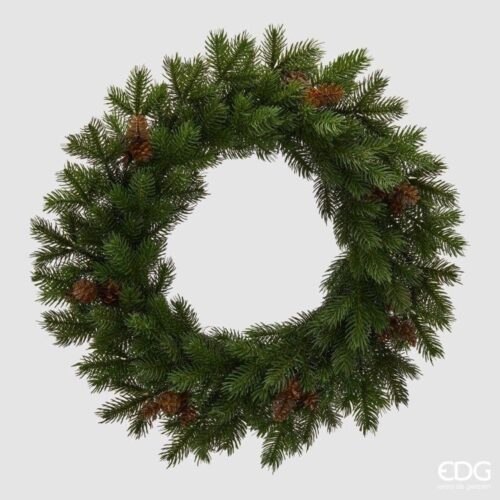 EDG Corona Pino con Pigne Verde D 60