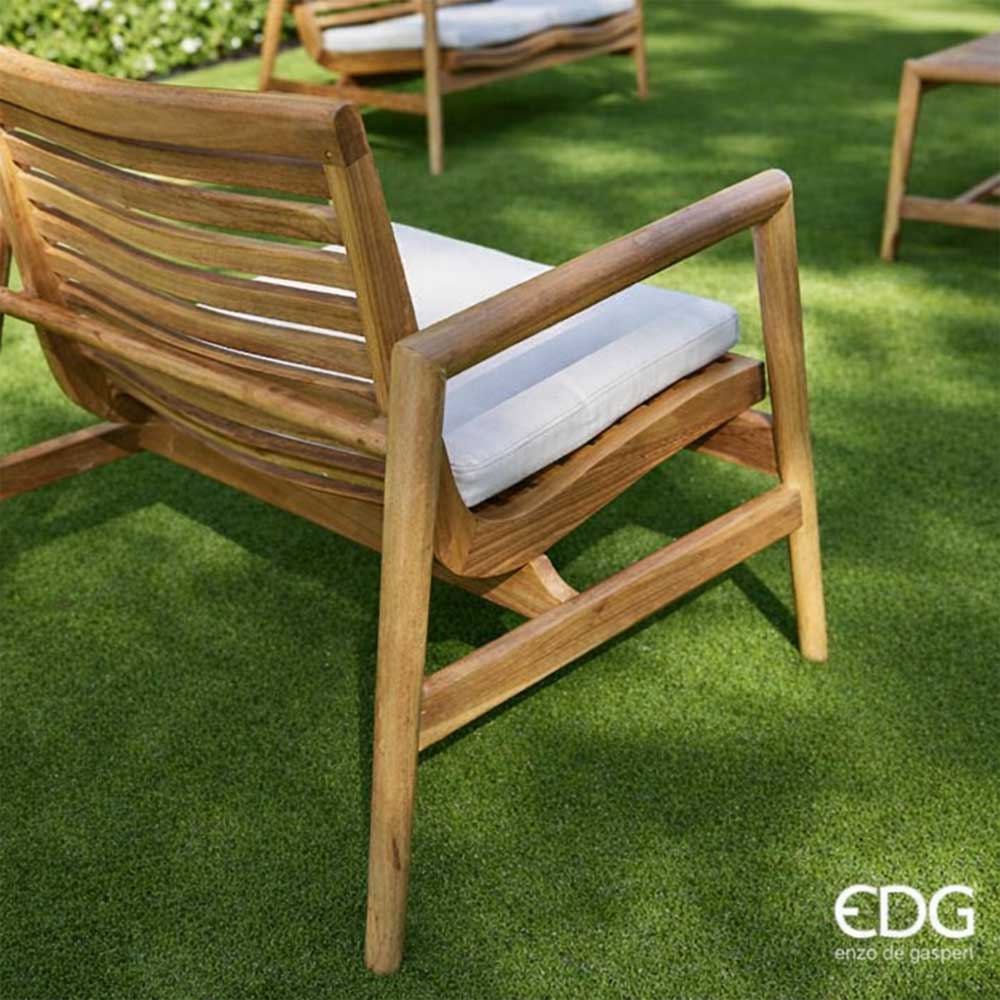 EDG Juego de jardín natural 4 piezas - Natural - Imagen 3