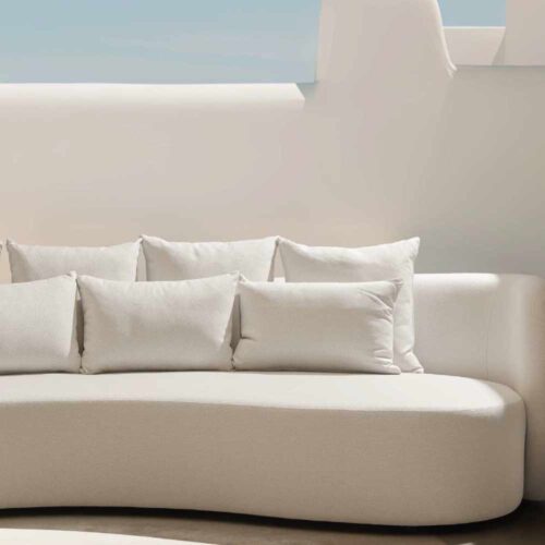 Alternative view of Canapé d'extérieur gris clair EDG