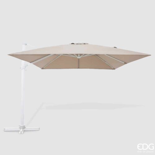Alternative view of Parapluie de jardin carré EDG - Sand