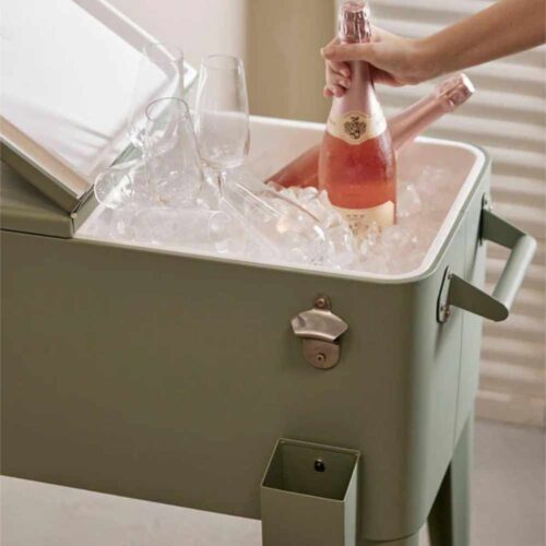 Alternative view of EDG Outdoor Icebox Double Container - Vert sauge