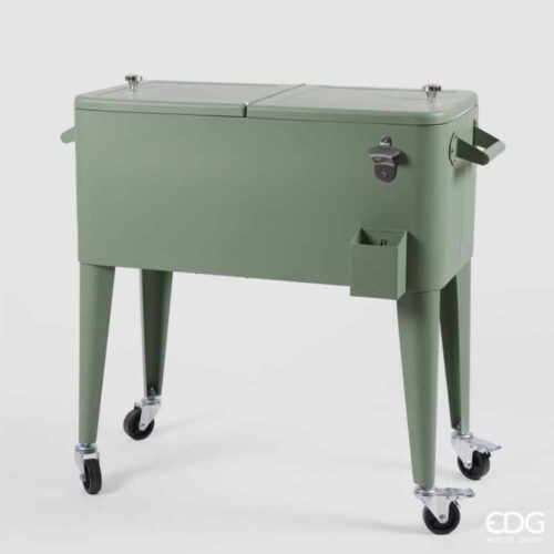Glacière d'extérieur EDG Enzo de Gasperi - acier vert sauge