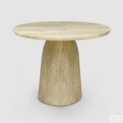 Alternative view of Table d'extérieur EDG Stone Round - Sand