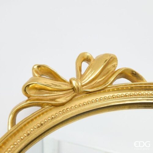 Alternative view of EDG Vassoio Decorativo Fiocchi Ovale Oro H 6 L 51