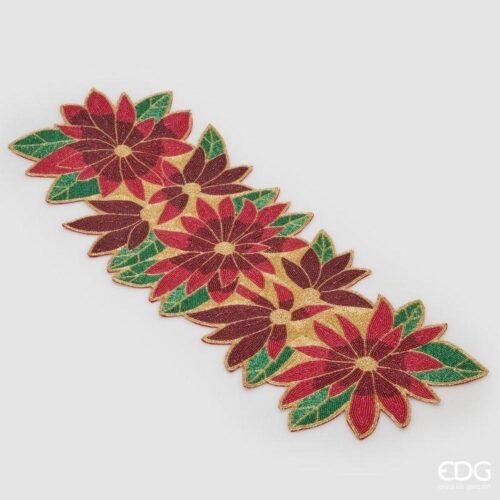 EDG Runner Stella di Natale Verde Rosso L 92 x 30