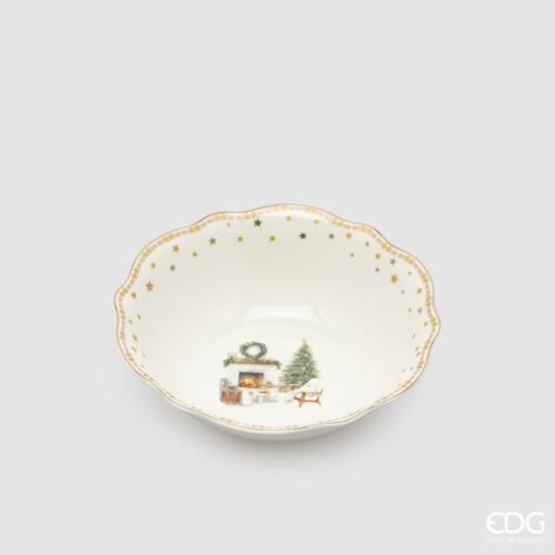EDG Service de Table Cheminée Blanc Vert pour 6 personnes 24 Pcs – Image 3