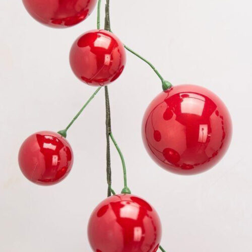 Alternative view of EDG Festone Pallemix Rosso L 280 - 47 Palline