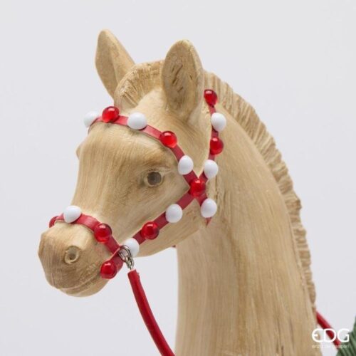Alternative view of EDG Cavallo Xmas Verde Rosso H 35 L 32