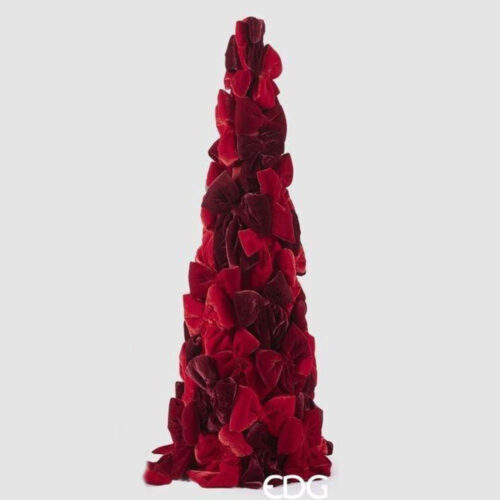 EDG Cono Fiocchi Rossi H 150 cm
