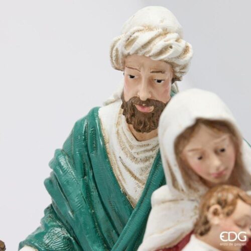 EDG Natività Verde Rosso H 32 L 34 - immagine 3