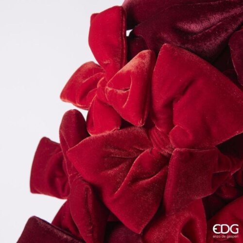 EDG Ghirlanda Fiocchi Decorativa Rossa D 70 - immagine 3