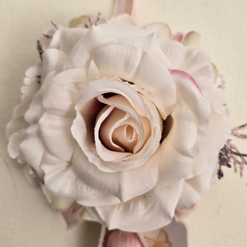 Fiori di Lena Tassel décoratif rose avec fleur h 38 – Image 4
