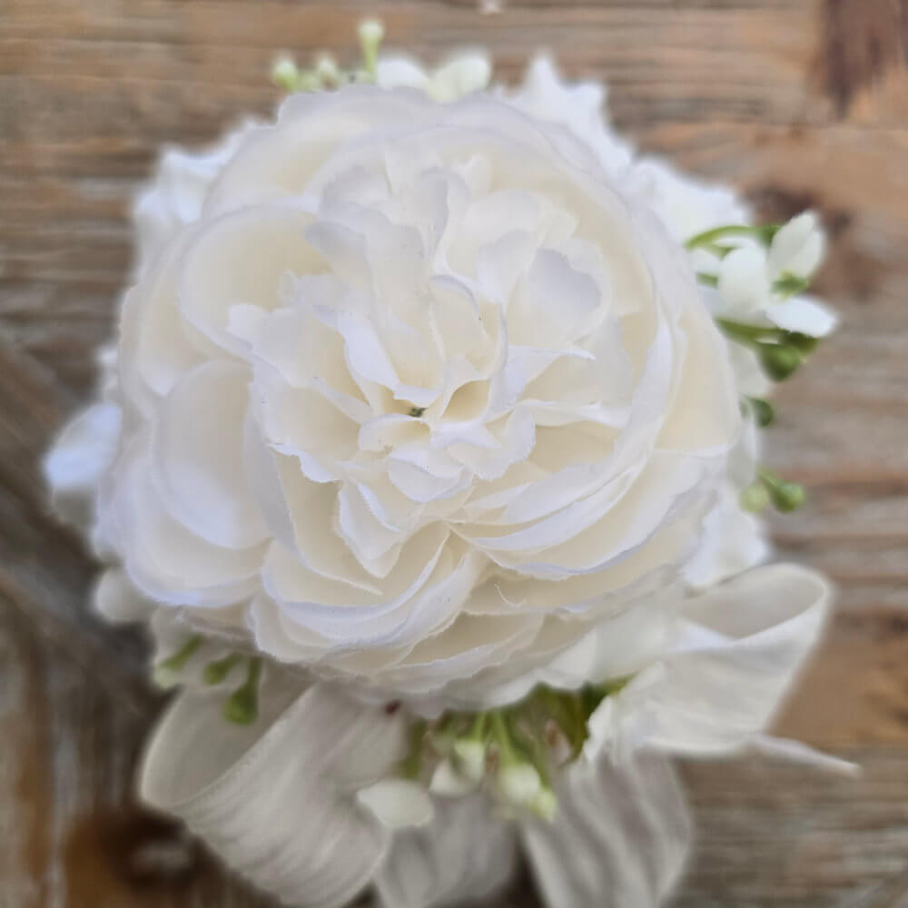 Fiori di Lena Pouf con Ranuncolo e Farfalla Ø9 cm – 5 Colori - immagine 5