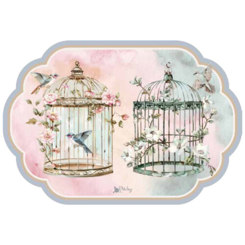 Alternative view of Tovaglietta in Vinile Gabbiette 48x33 cm L'Atelier 17