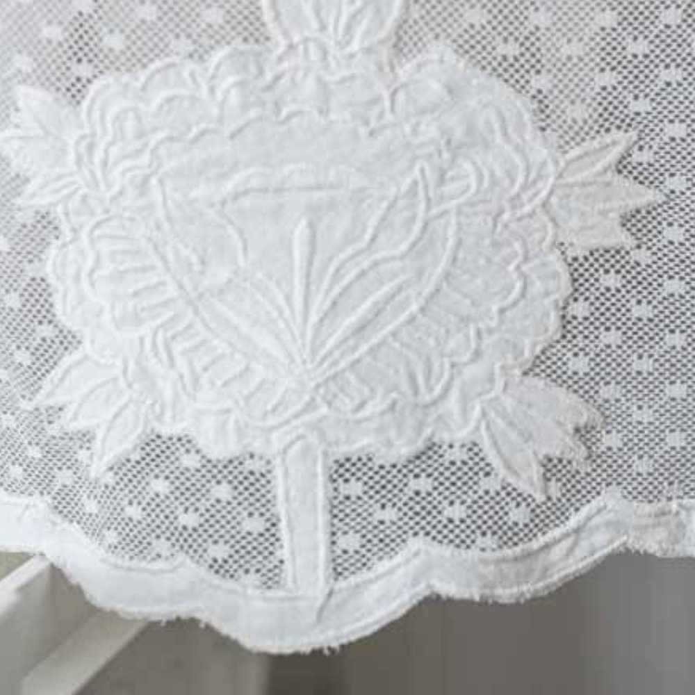 Mantovana Matilde con Pizzo e Ricami Floreali L'Atelier 17 - immagine 4