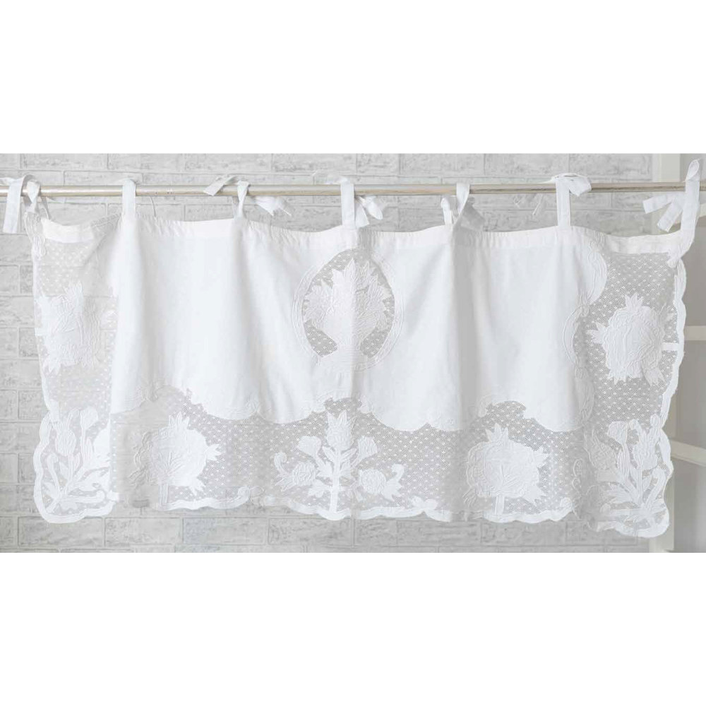 Mantovana Matilde con Pizzo e Ricami Floreali L'Atelier 17 - immagine 3
