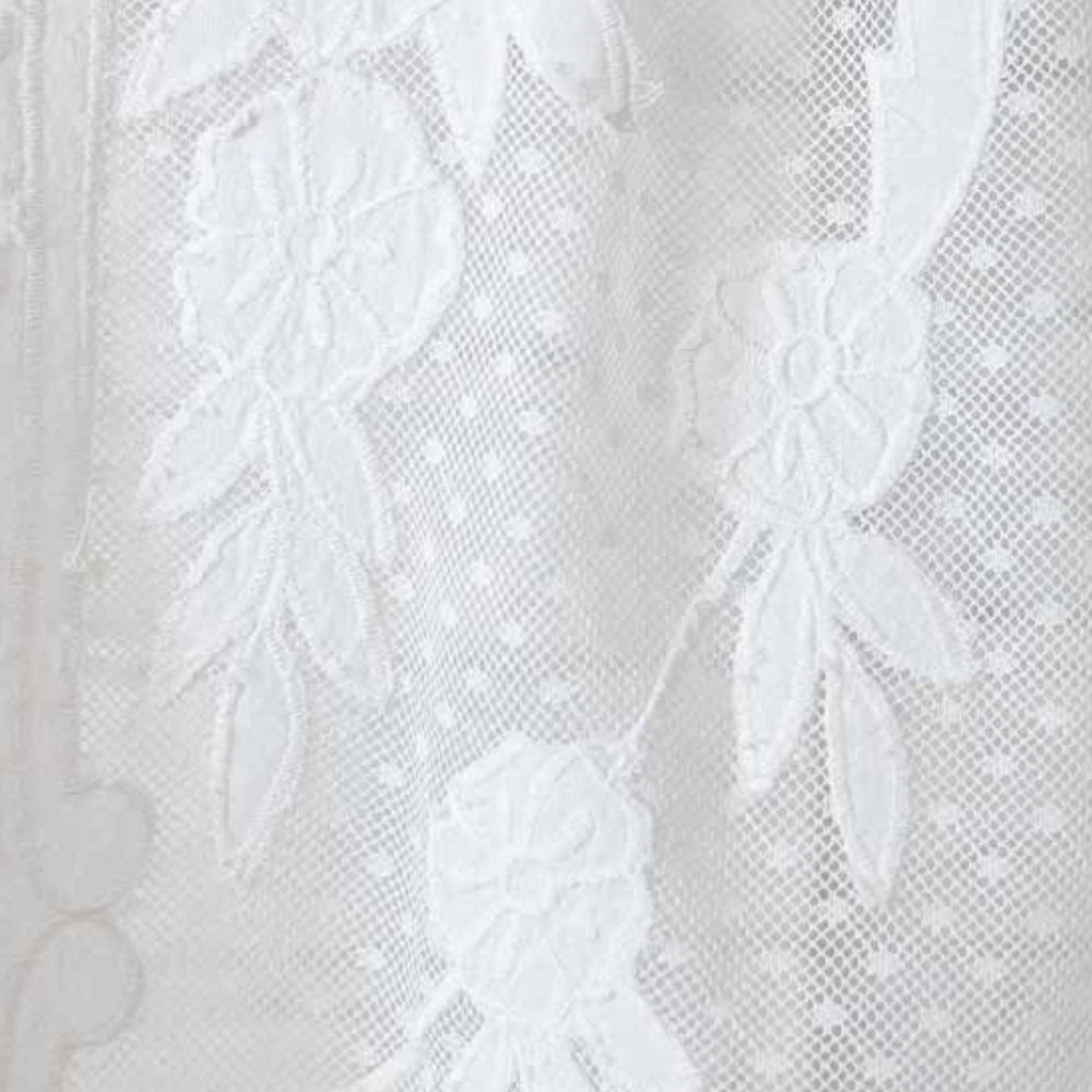 Tendina Provenzale Margareth 60x120 cm con Ricami L'Atelier 17 - immagine 2