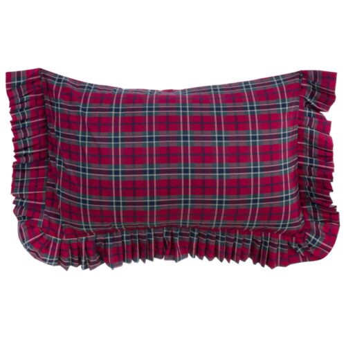 Alternative view of Blanc Mariclo Trapunta Tartan Rossa + 2 Copriguanciali 260x260