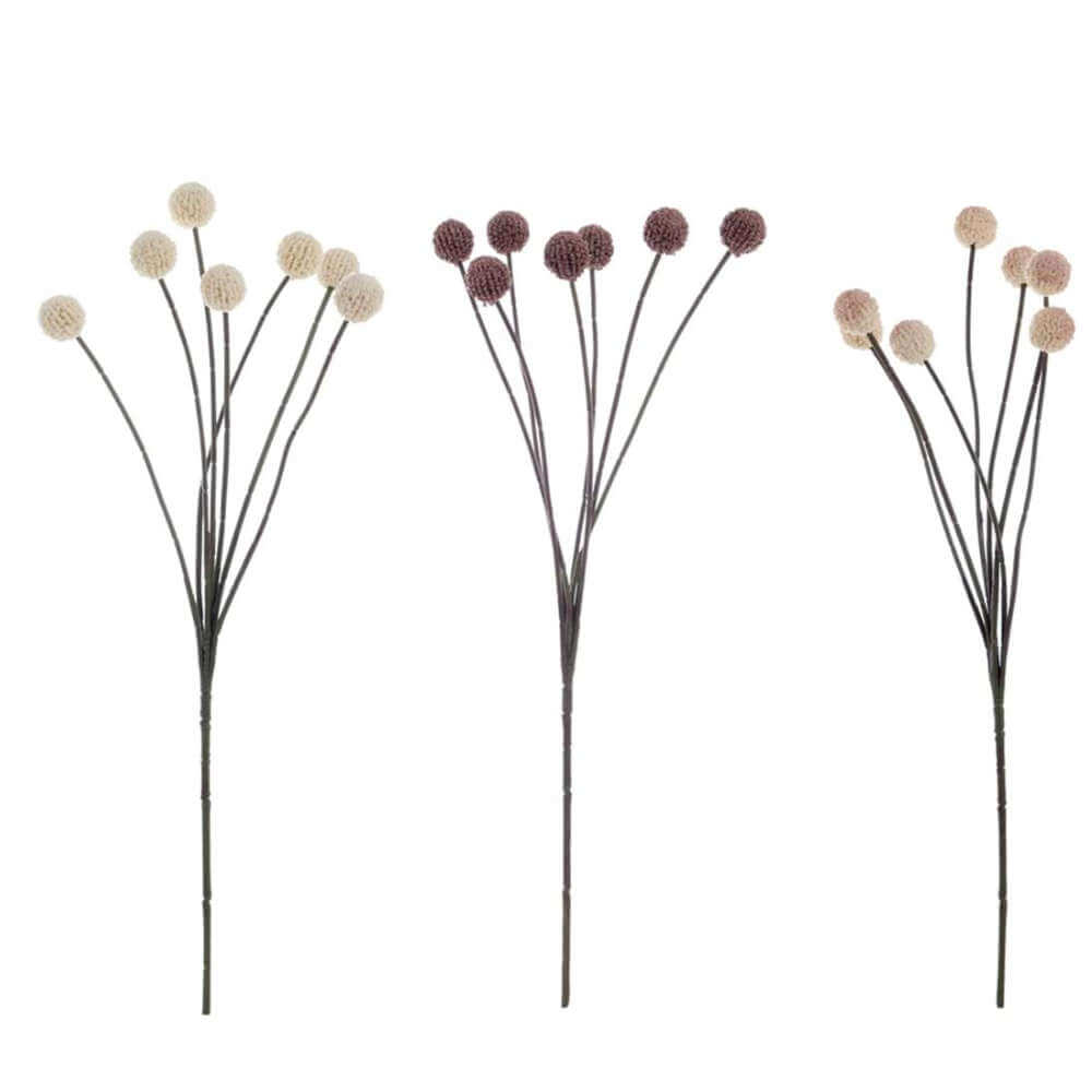 Blanc Mariclo Decoro Floreale a Sfere 62 cm - immagine 3