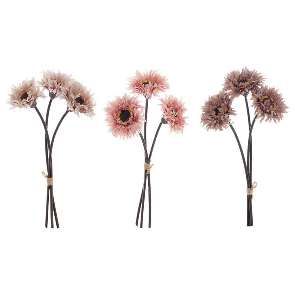 Blanc Mariclo Decoro Floreale Gerbere H 25 cm - immagine 2