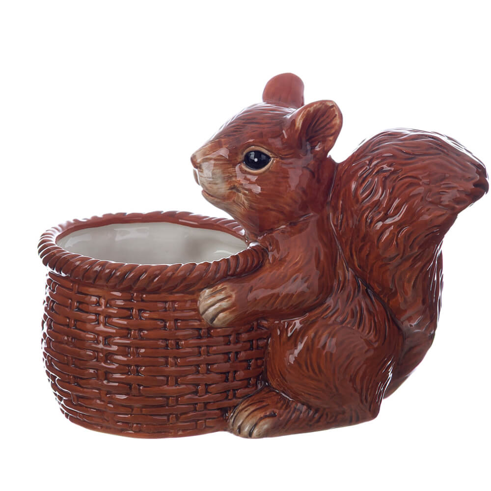Blanc Mariclo - Lot de 2 écureuils en céramique « Country Bosco » – Image 4