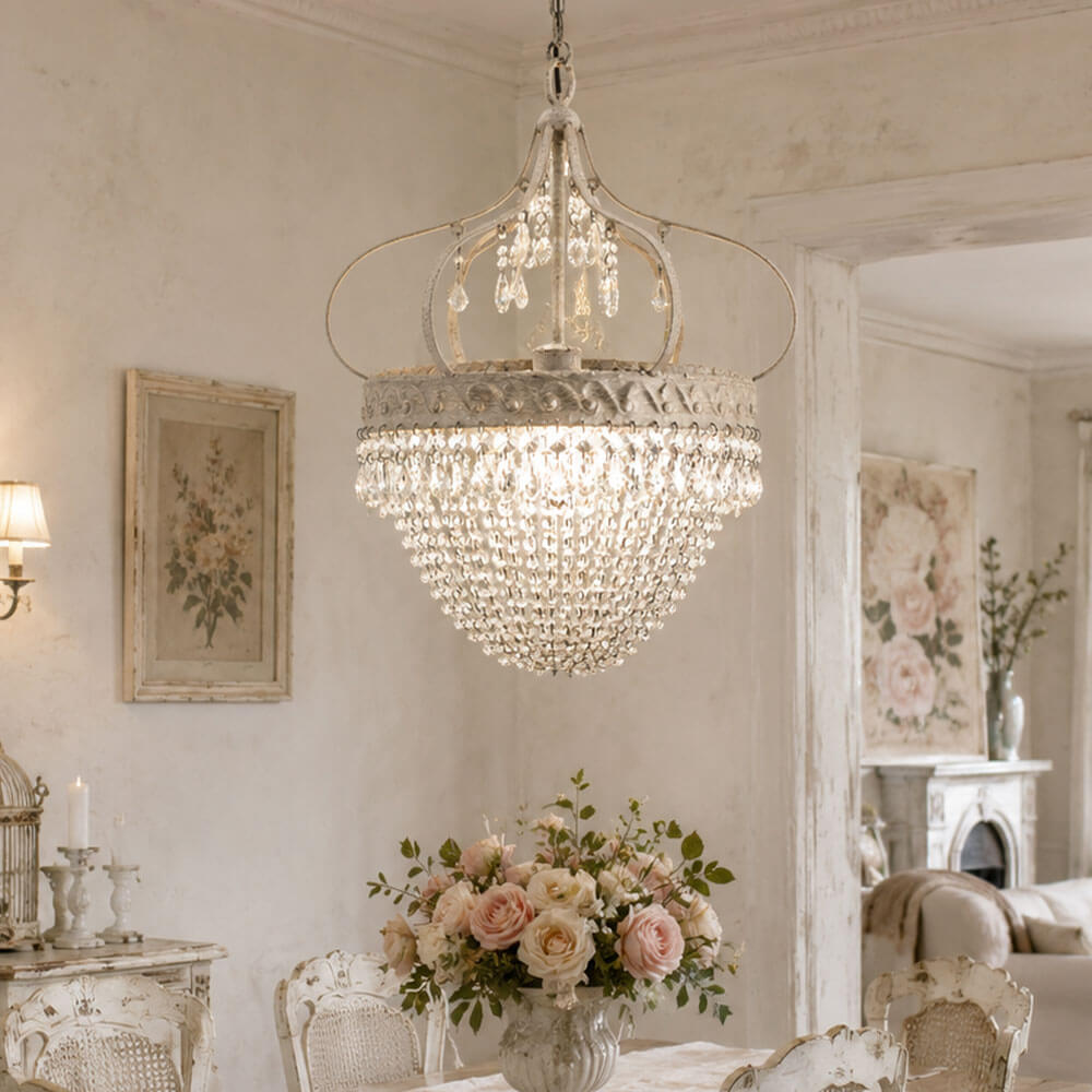 Blanc Mariclo Lampadario shabby chic H 63