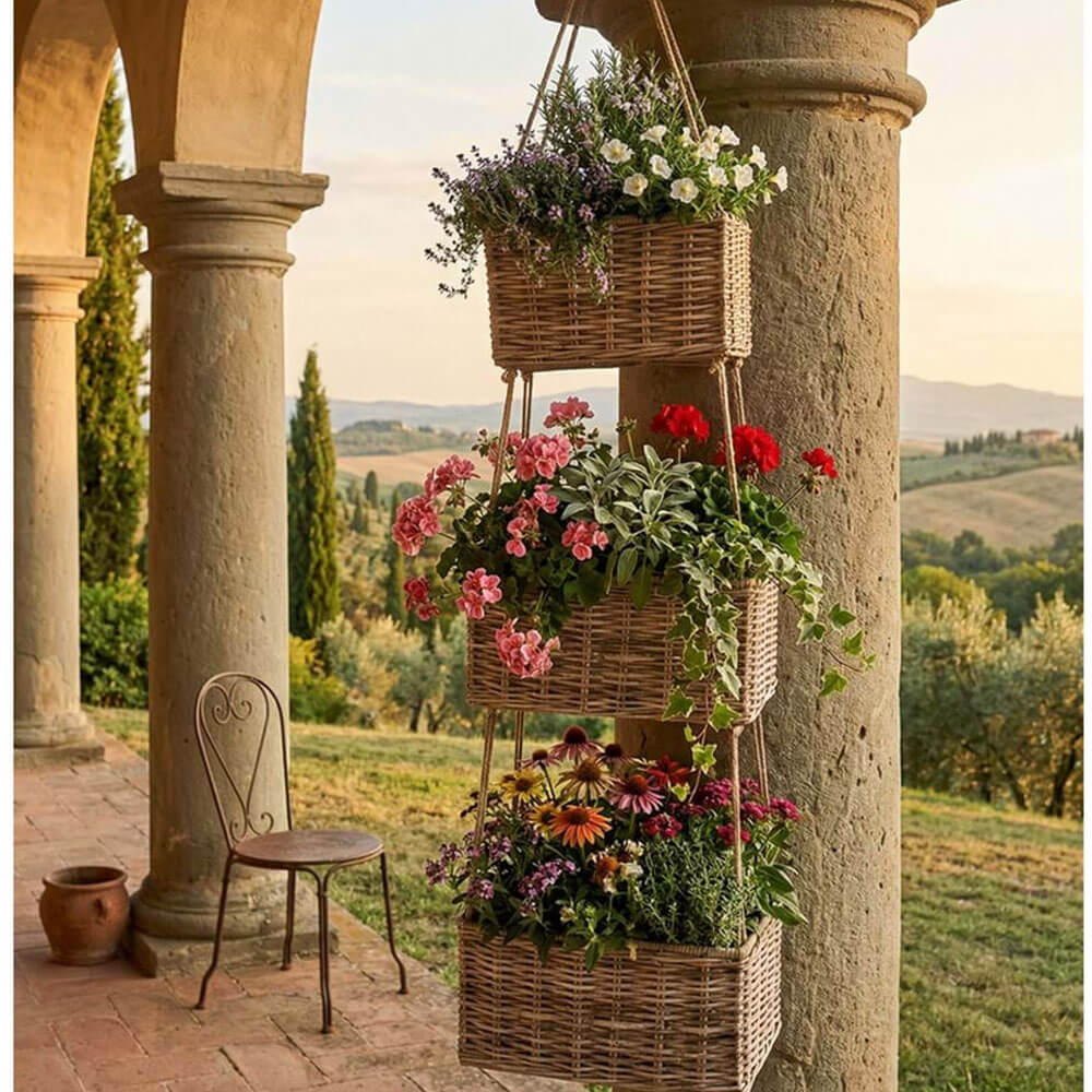 Blanc Mariclo Portapiante 3 Cesti Pensile 40x25 - immagine 2