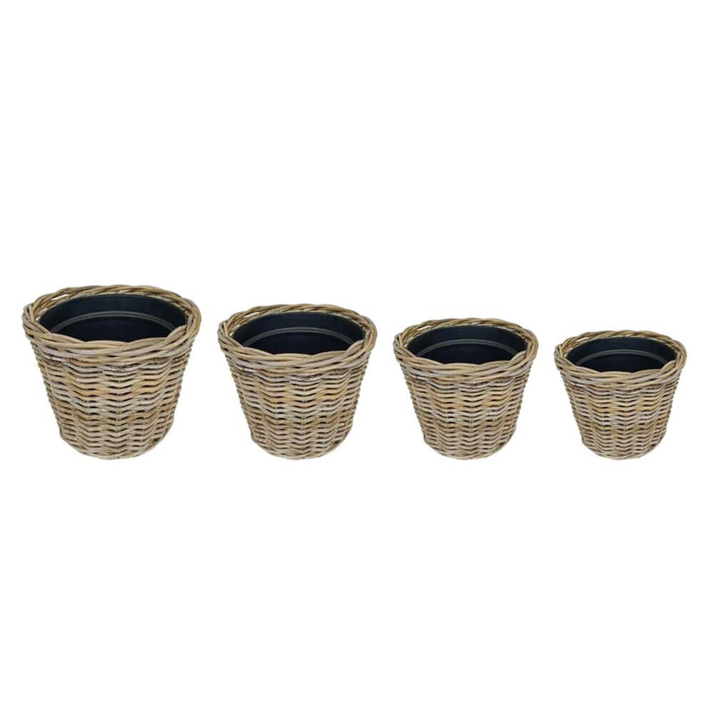 Blanc Mariclo Cesto Portavaso in Rattan - 4 modelli - immagine 2