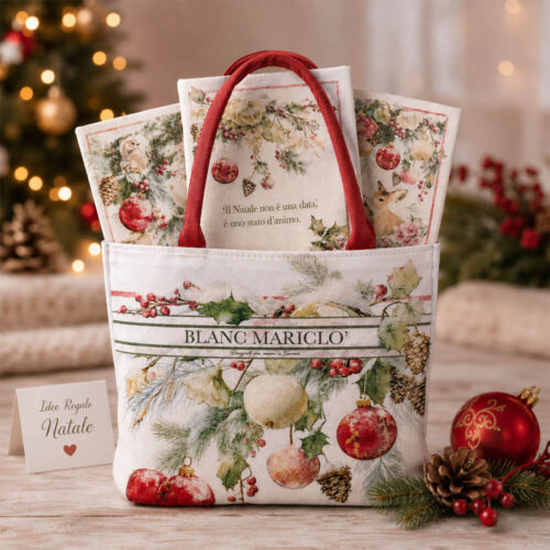Blanc Mariclo Shopper con 3 Canovacci Giardino d'Inverno