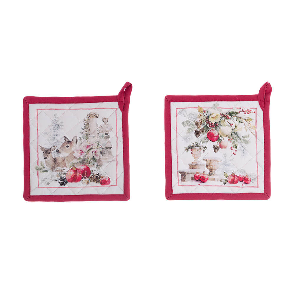 Blanc Mariclo Coppia di Presine Assortite Giardino d'Inverno 20x20 - immagine 5