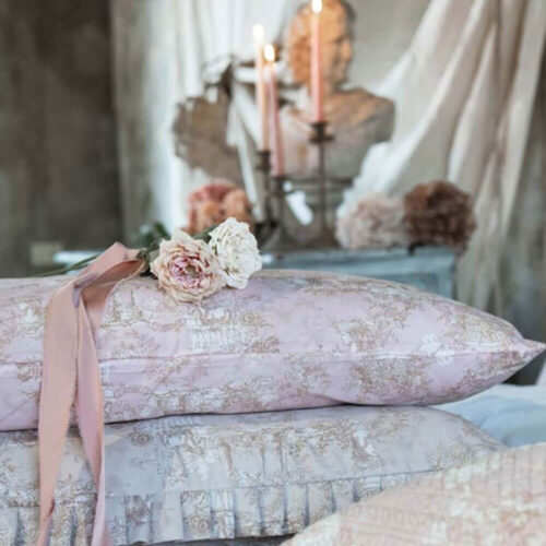 Alternative view of Blanc Mariclo Completo Letto Matrimoniale Toile Rosa