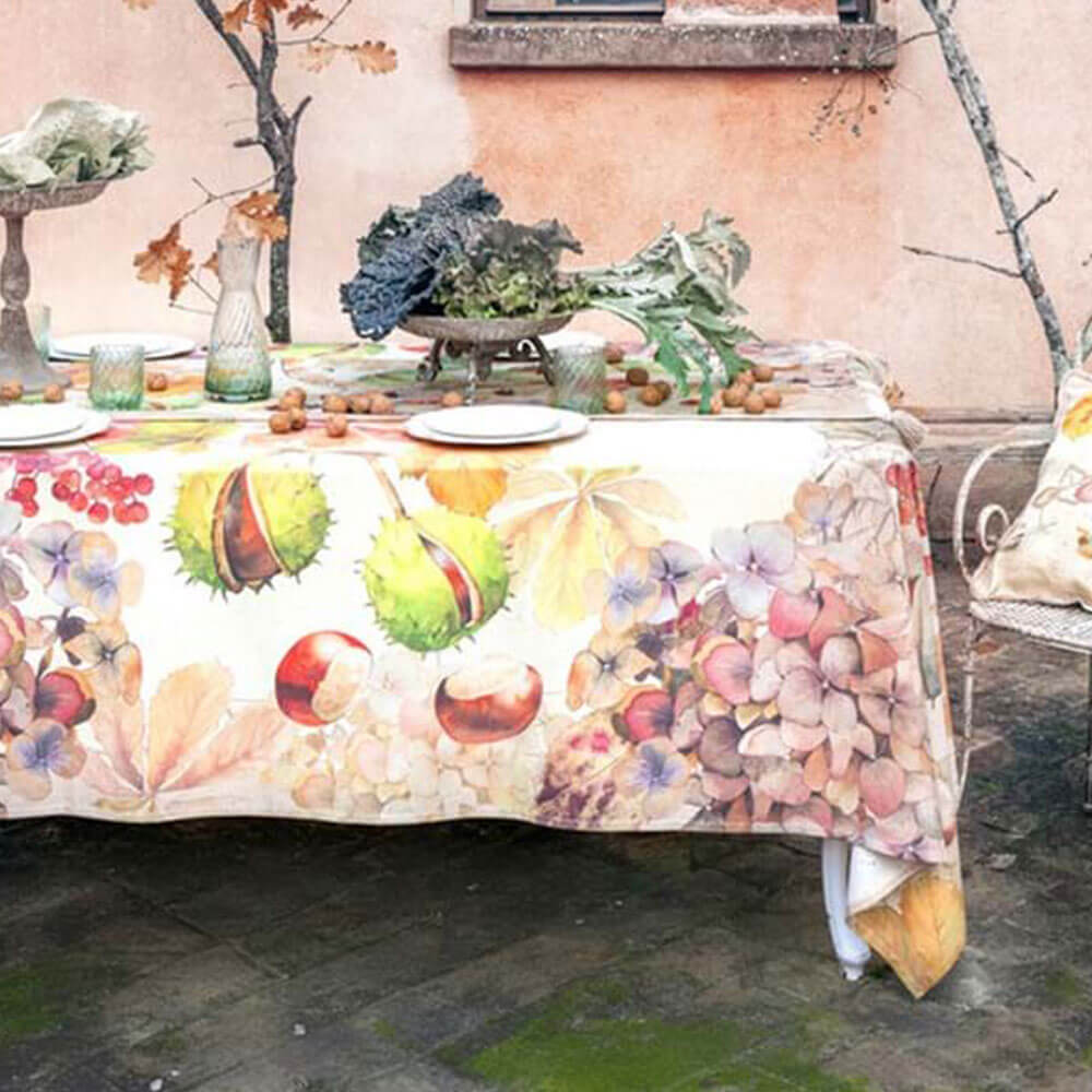 Blanc Mariclo Nappe d'automne « Promenade » 160 x 280