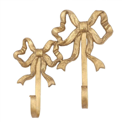 Blanc Mariclo Appendino Dorato 2 Ganci a Fiocco 20x23