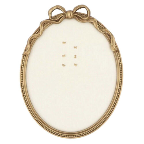 Blanc Mariclo Portagioie Ovale Dorato a Fiocco 46x60