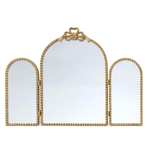 Blanc Mariclo Specchio Tris ad Archi Dorato 62x44