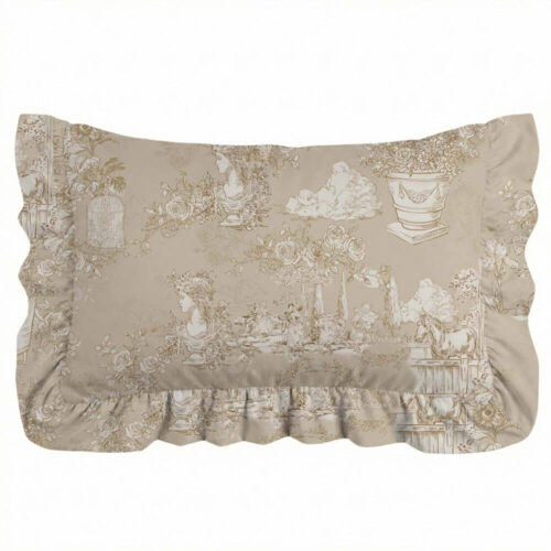 Alternative view of Blanc Mariclo Trapunta Toile Beige + 2 Federe 260x260