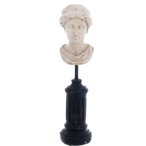 Blanc Mariclo Busto Classico su Piedistallo Respiro H 46
