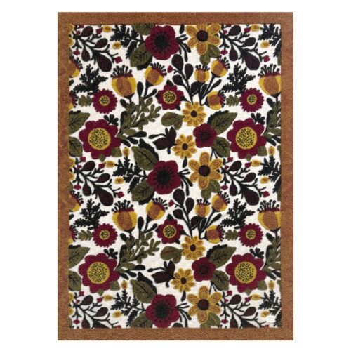 Alternative view of Blanc Mariclo Plaid in Lana Cotta Floreale Multicolor 160x200