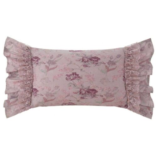 Blanc Mariclo Cuscino Provenzale con Balza Floreale 35x50